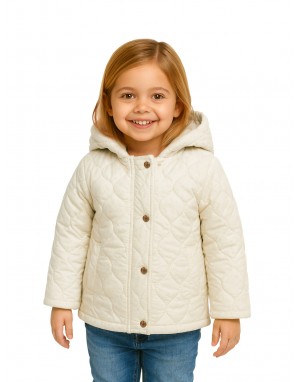 Girls Jacket Quilted Snow White